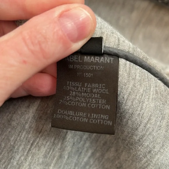 EUC Isabel Marant Wool Blend Coat - Picture 8 of 9